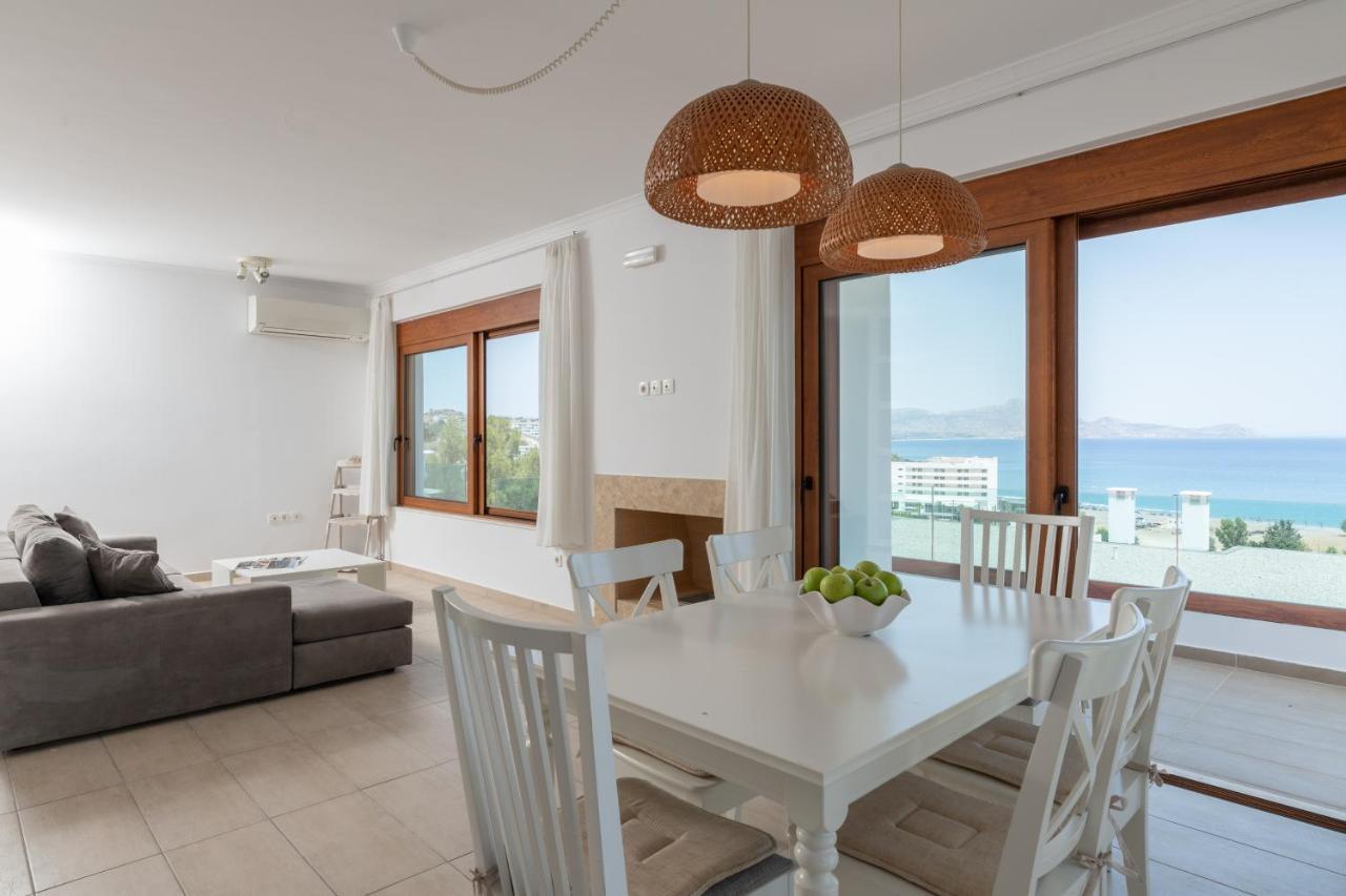 Villa Milena With Private Pool, Vlicha Beach Lindos Екстер'єр фото