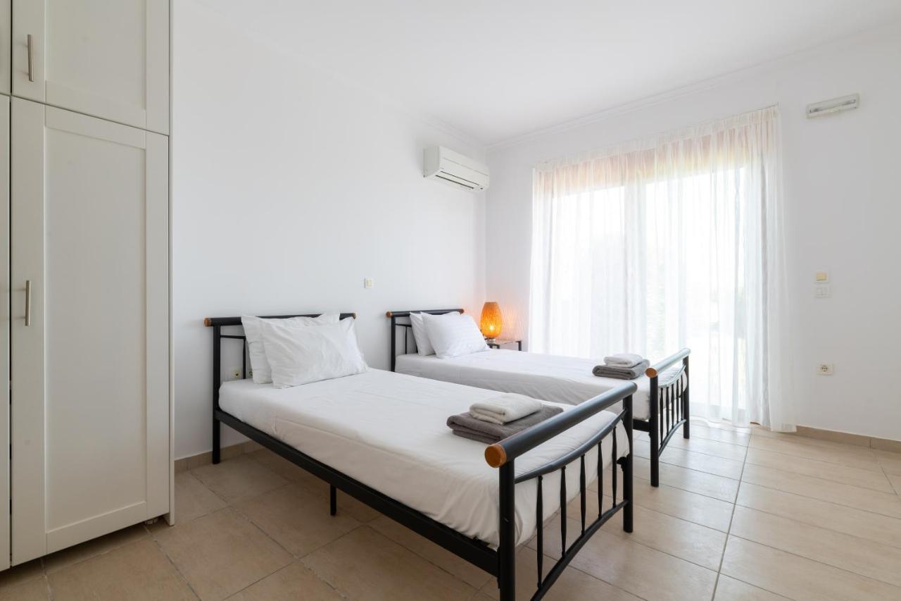 Villa Milena With Private Pool, Vlicha Beach Lindos Екстер'єр фото